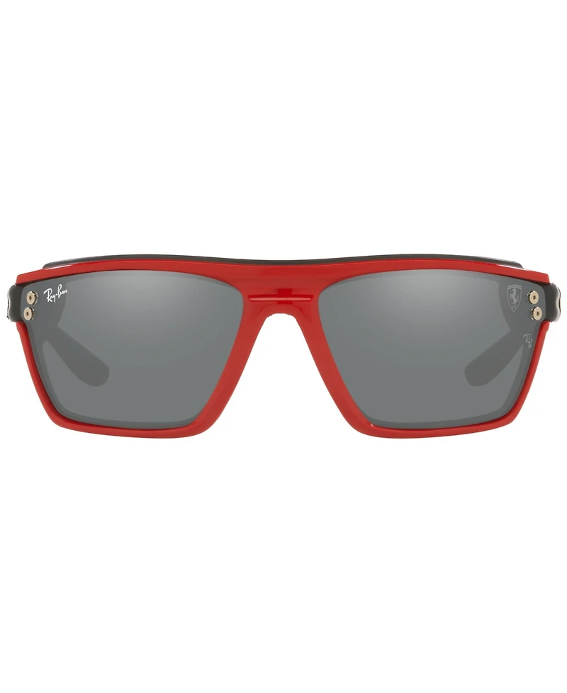 Ray-Ban RB4370M Scuderia Ferrari Collection 64 Unisex Sunglasses