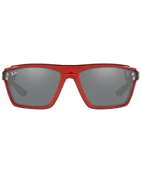 Ray-Ban RB4370M Scuderia Ferrari Collection 64 Unisex Sunglasses