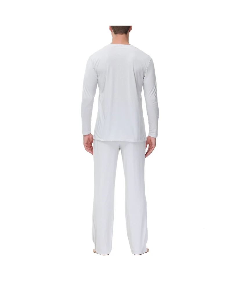 Ink+Ivy Men's Two Piece Henley Pajama Set