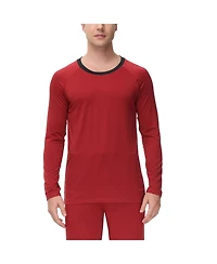 Ink+Ivy Men's Moisture-Wicking contrast Crewneck Lounge T-Shirt