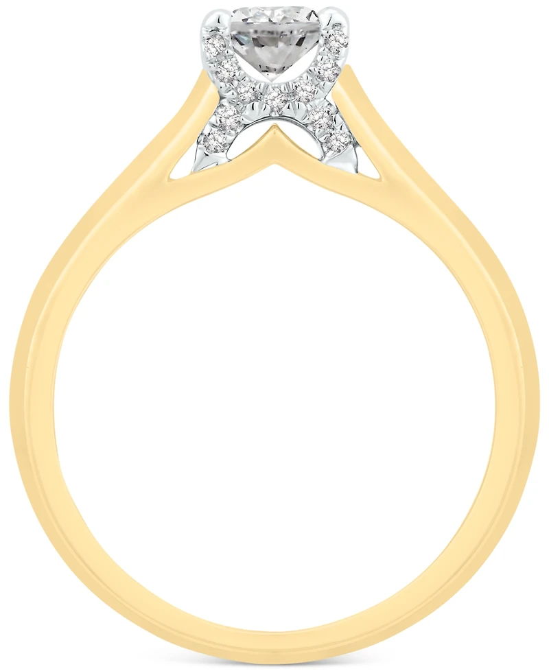 Diamond Engagement Ring (1/2 ct. t.w.) in 14k Gold