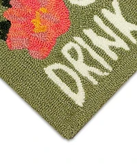 Liora Manne' Frontporch Happy Drinks 2' x 3' Outdoor Area Rug