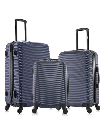 InUSA Adly Lightweight Hardside Spinner Luggage Set, 3 piece