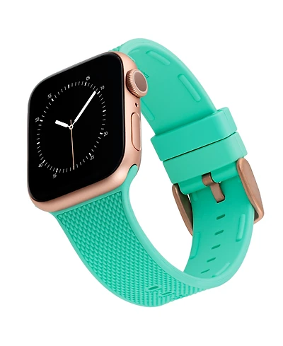WITHit Teal Textured Silicone Band designed for Apple Watch 42mm (Series 10) & 38/40/41mm