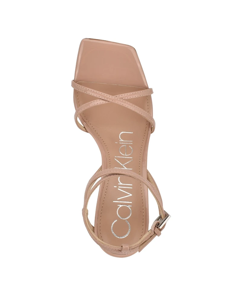 Calvin Klein Women's Tegin Strappy High Stiletto Sandals