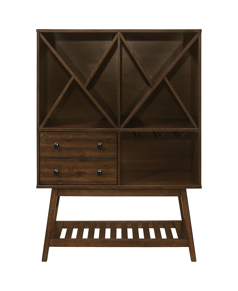 2-Drawer Wine Cabinet