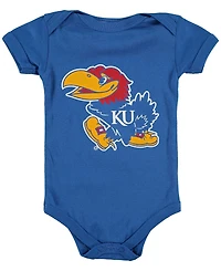 Infant Boys and Girls Royal Kansas Jayhawks Big Logo Bodysuit