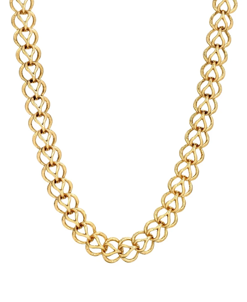 2028 Gold-Tone Chain Necklace