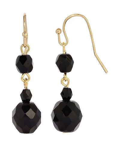 2028 Beaded Drop Earring