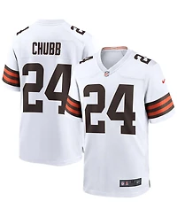Nike Men's Nick Chubb White Cleveland Browns Game Jersey