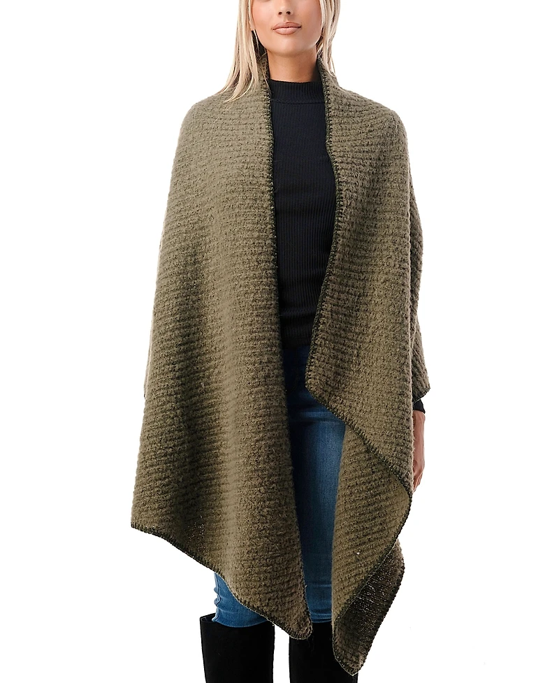 Marcus Adler Women's Ultra Soft Plush Ribbed Scarf