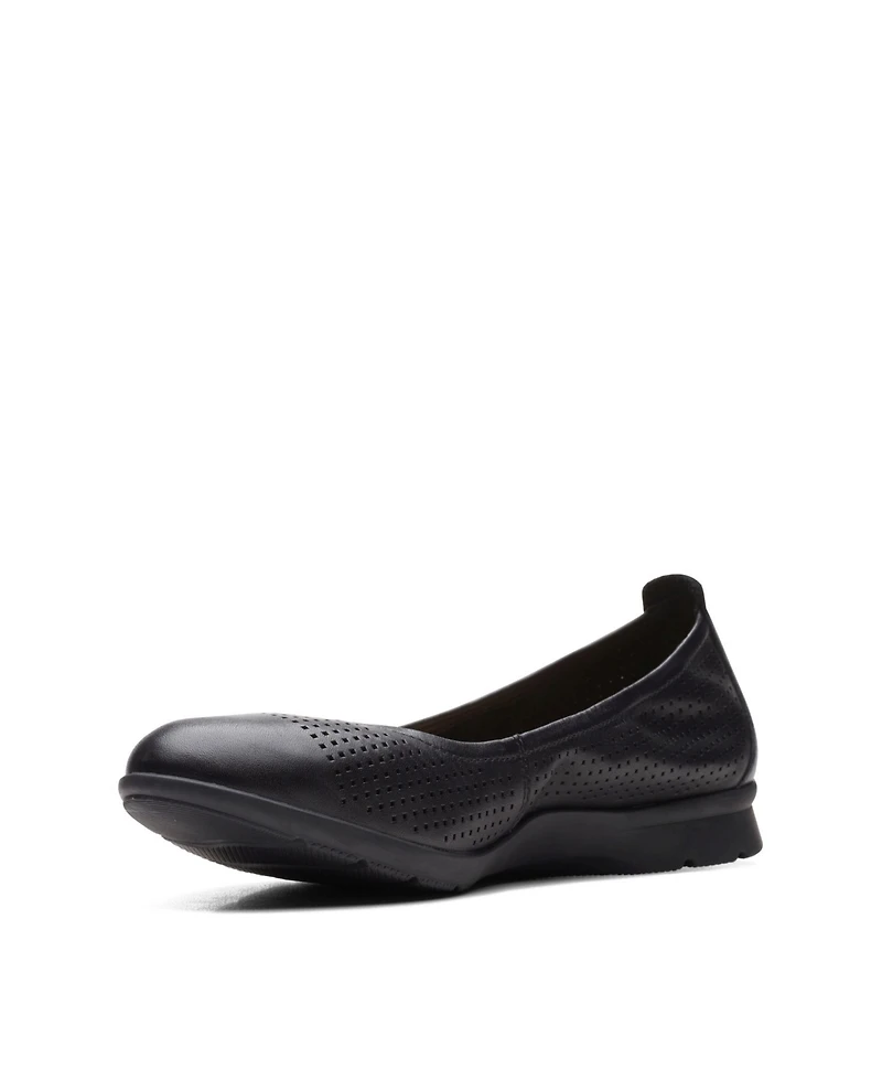 Clarks Women's Collection Jenette Ease Perforated Flats