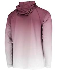 Men's Maroon Texas A M Aggies Terminal Tackle Omni-Shade Upf 50 Long Sleeve Hooded T-shirt