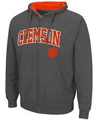 Colosseum Men's Clemson Tigers Arch Logo 3.0 Full-Zip Hoodie
