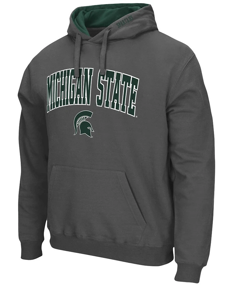 Men's Michigan State Spartans Arch Logo 3.0 Pullover Hoodie