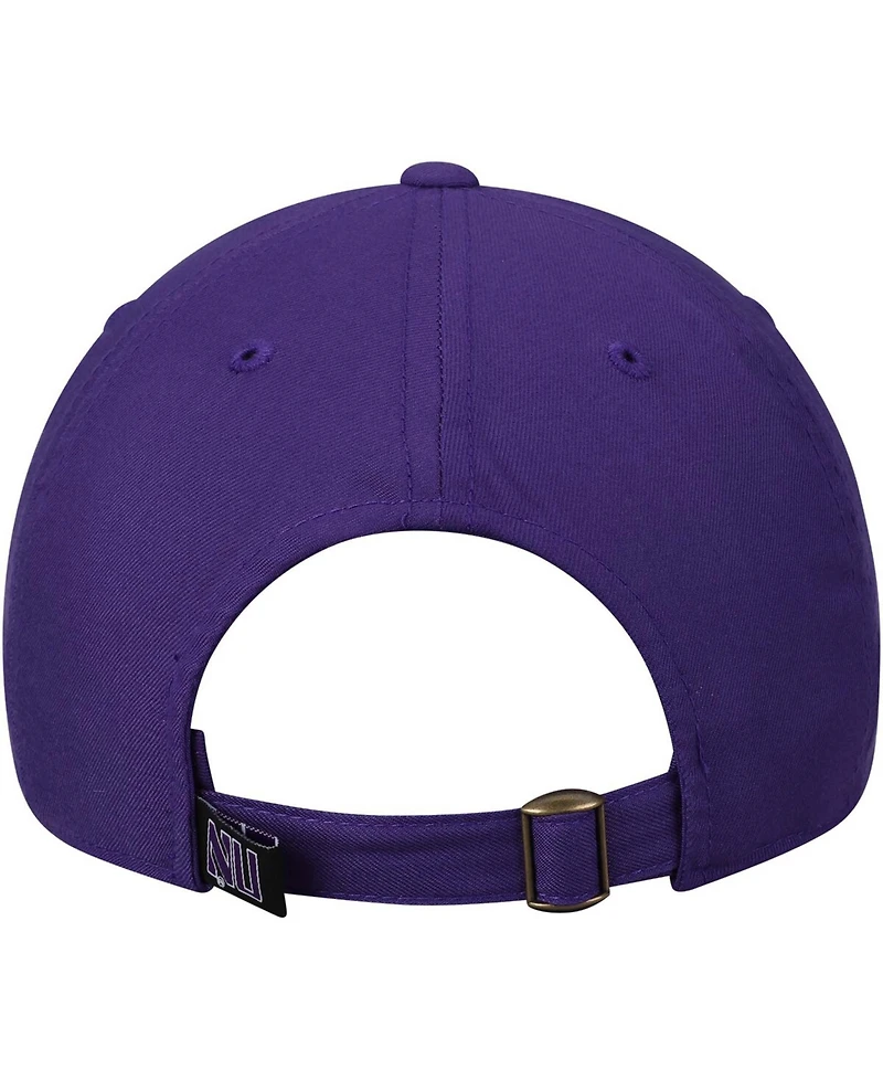 Men's Purple Northwestern Wildcats Primary Logo Staple Adjustable Hat