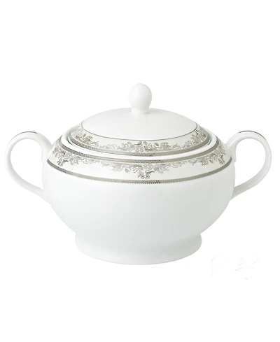Lorren Home Trends La Luna Collection New Bone China Soup Tureen and Lid, Juliette Design