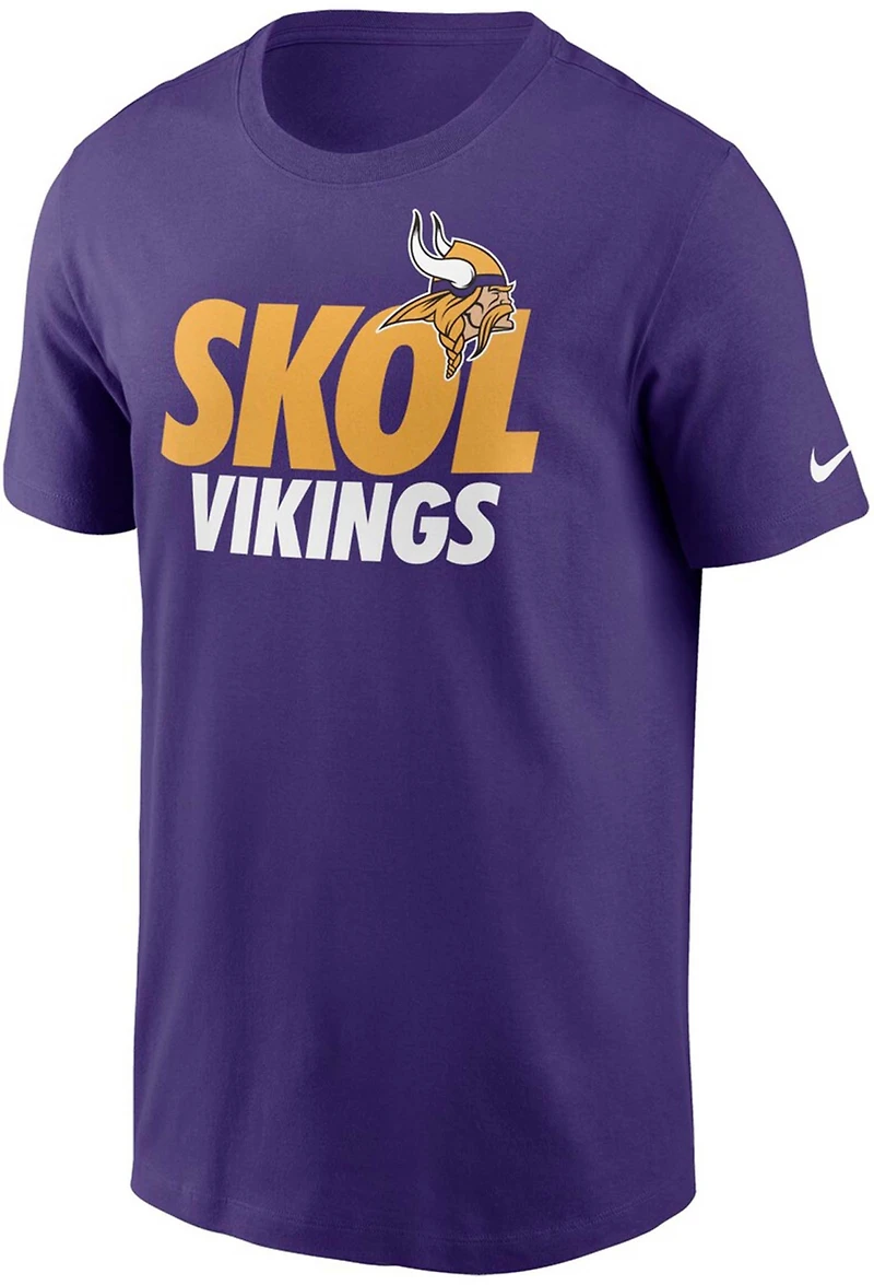 Men's Nike Purple Minnesota Vikings Hometown Collection Skol T-shirt