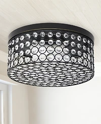 Lalia Home Glam 2 Light Round Flush Mount
