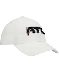 Men's White Atlanta Falcons Clean Up Adjustable Hat