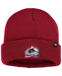 Men's Burgundy Colorado Avalanche Brain Freeze Cuffed Knit Hat