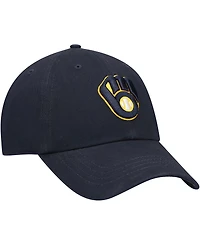 Women's Navy Milwaukee Brewers Team Miata Clean Up Adjustable Hat