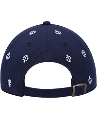 Women's Navy New England Patriots Team Confetti Clean Up Adjustable Hat