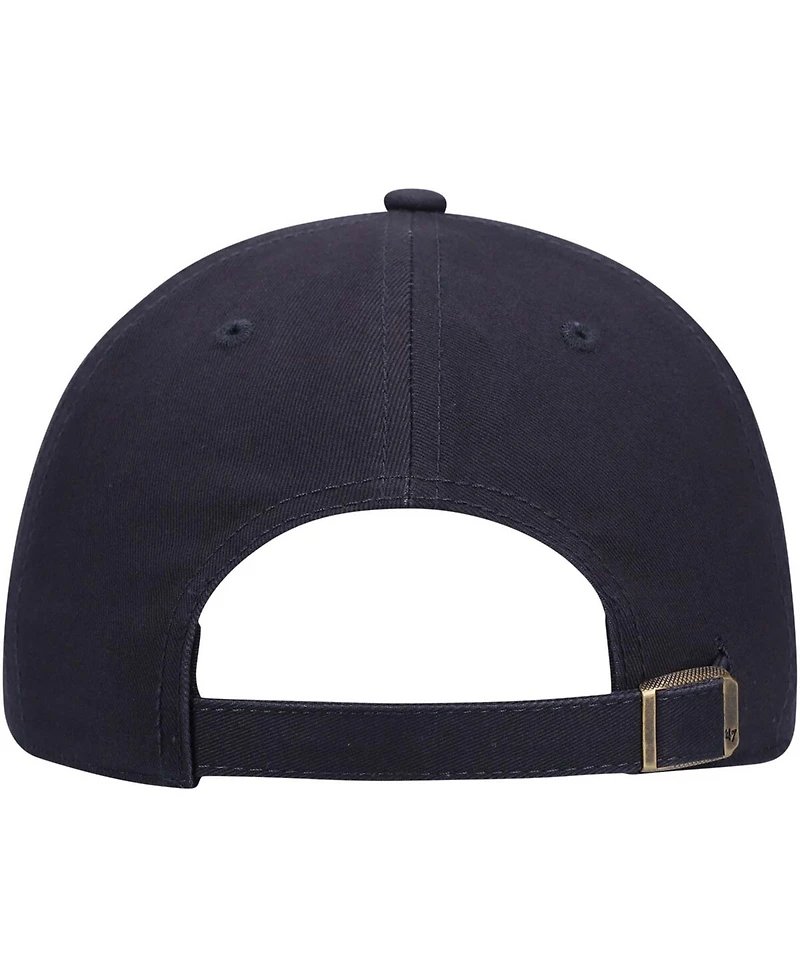 Women's Navy West Virginia Mountaineers Miata Clean Up Logo Adjustable Hat