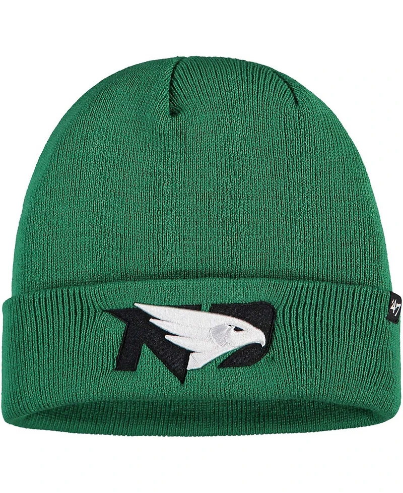 Men's Kelly Green North Dakota Raised Cuffed Knit Hat