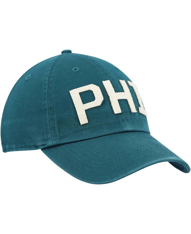 Women's Midnight Green Philadelphia Eagles Finley Clean Up Adjustable Hat