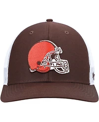 Men's Brown, White Cleveland Browns Trucker Snapback Hat