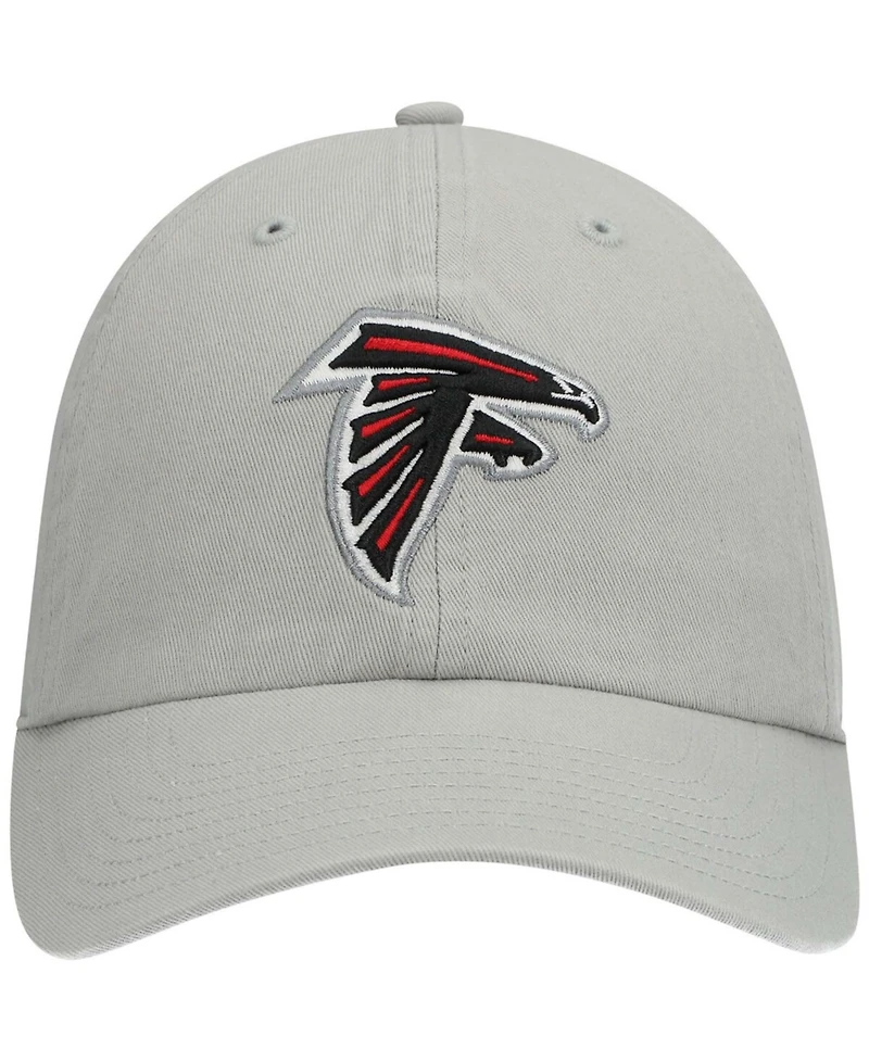 Men's Gray Atlanta Falcons Clean Up Adjustable Hat