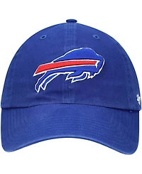 Boys Royal Buffalo Bills Logo Clean Up Adjustable Hat