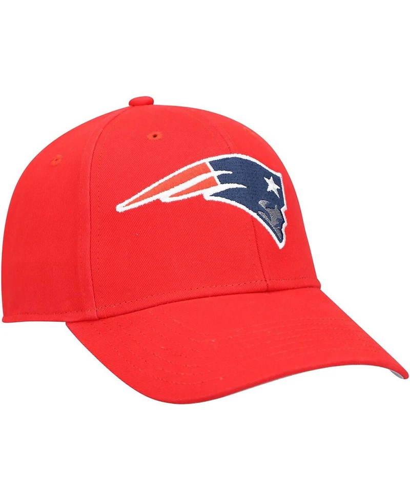 Boys Red New England Patriots Basic Secondary Mvp Adjustable Hat