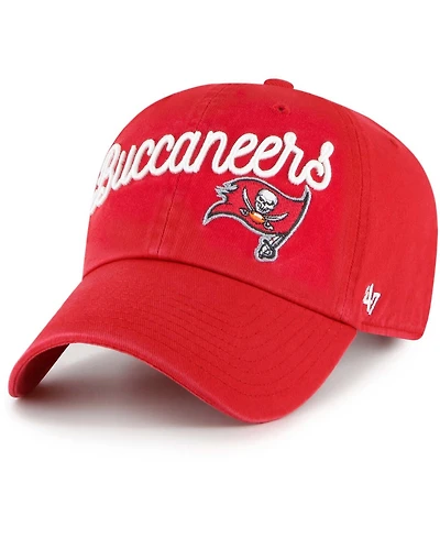 Women's Red Tampa Bay Buccaneers Millie Clean Up Adjustable Hat