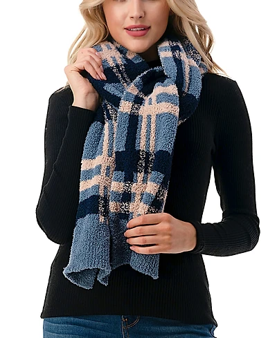 Marcus Adler Women's Ultra Soft & Cozy Plaid Scarf