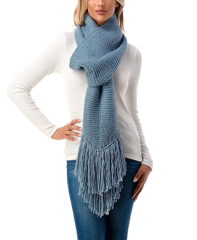 Marcus Adler Women's Ultra Soft Fringe-Trim Winter Scarf