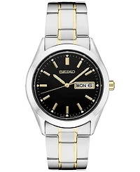 Seiko Men's Essential Two-Tone Stainless Steel Bracelet Watch 40mm