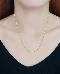Giani Bernini Rope Link 24" Chain Necklace in 18k Gold-Plated Sterling Silver, Created for Macy's