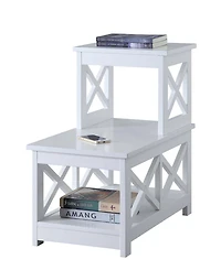 Oxford 2 Step Chairside End Table