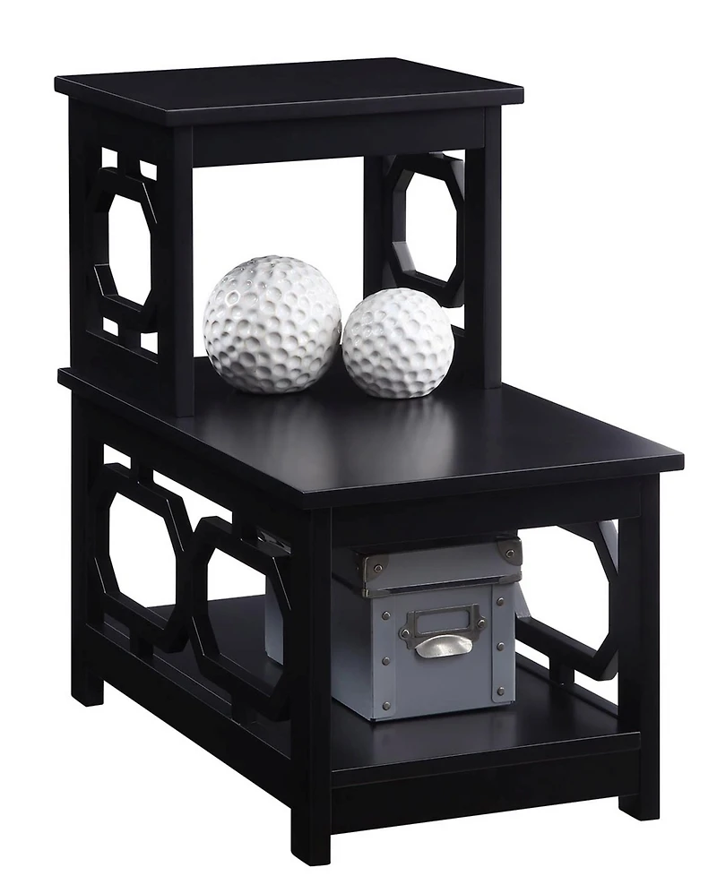 Omega 2 Step Chairside End Table