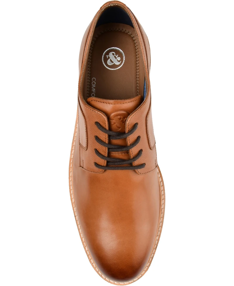 Thomas & Vine Men's Glover Plain Toe Derby Shoe