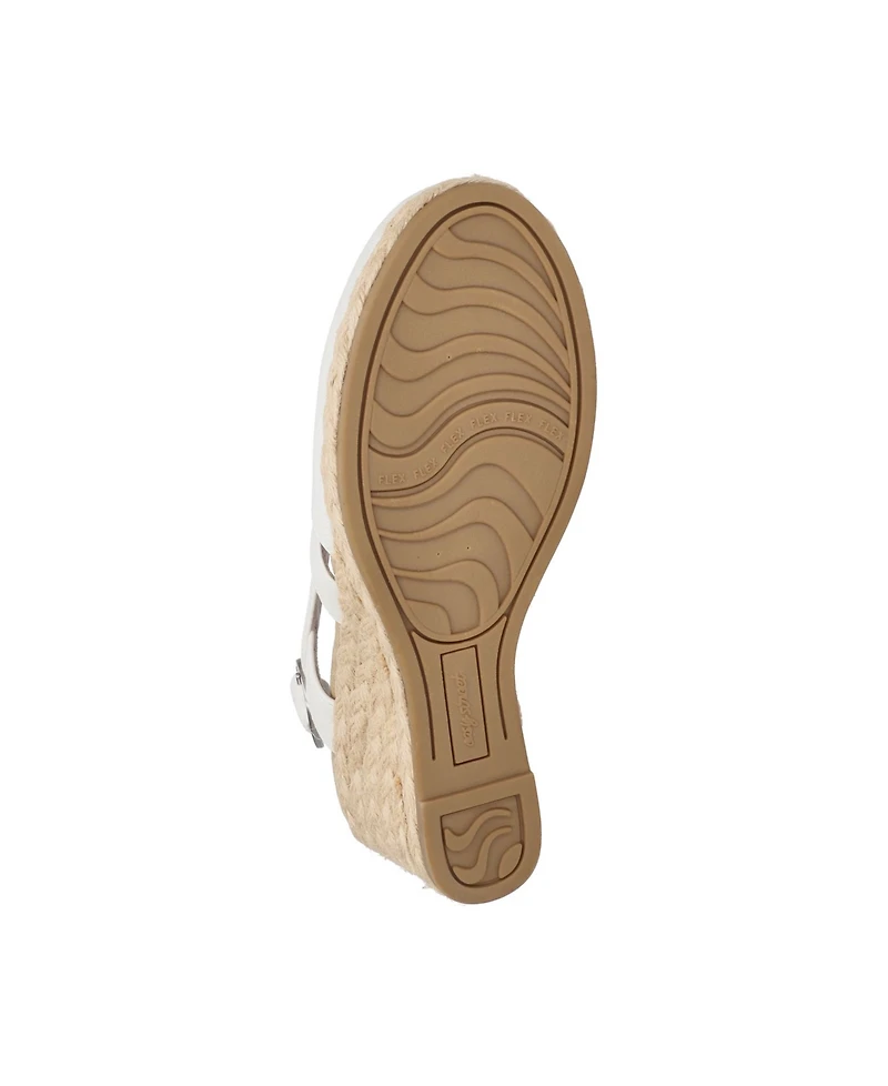 Easy Street Women's Stargaze Espadrille Slingback Wedges