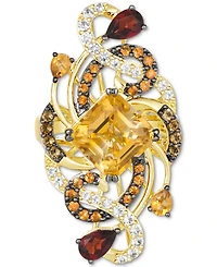 Le Vian Crazy Collection Multi-Gemstone Swirling Cluster Ring (6-1/4 ct. t.w.) in 14k Gold