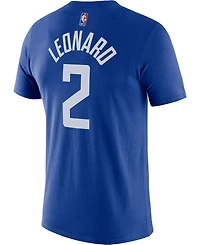Men's Kawhi Leonard Royal La Clippers Diamond Icon Name Number T-shirt