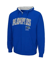 Men's Royal Memphis Tigers Arch Logo 3.0 Full-Zip Hoodie