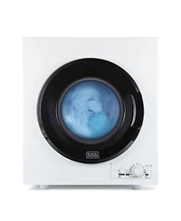 Black+Decker Compact Dryer for Standard Wall Outlet, Small, 4 Modes, Load Volume 13.2 lbs