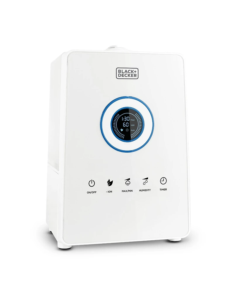 Black & Decker 5.5L Ultrasonic Humidifier Dual Outlets - White