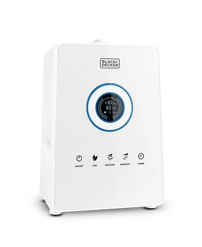 Black & Decker 5.5L Ultrasonic Humidifier Dual Outlets - White