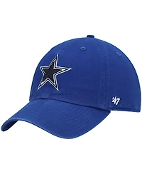 Men's Royal Dallas Cowboys Primary Clean Up Adjustable Hat